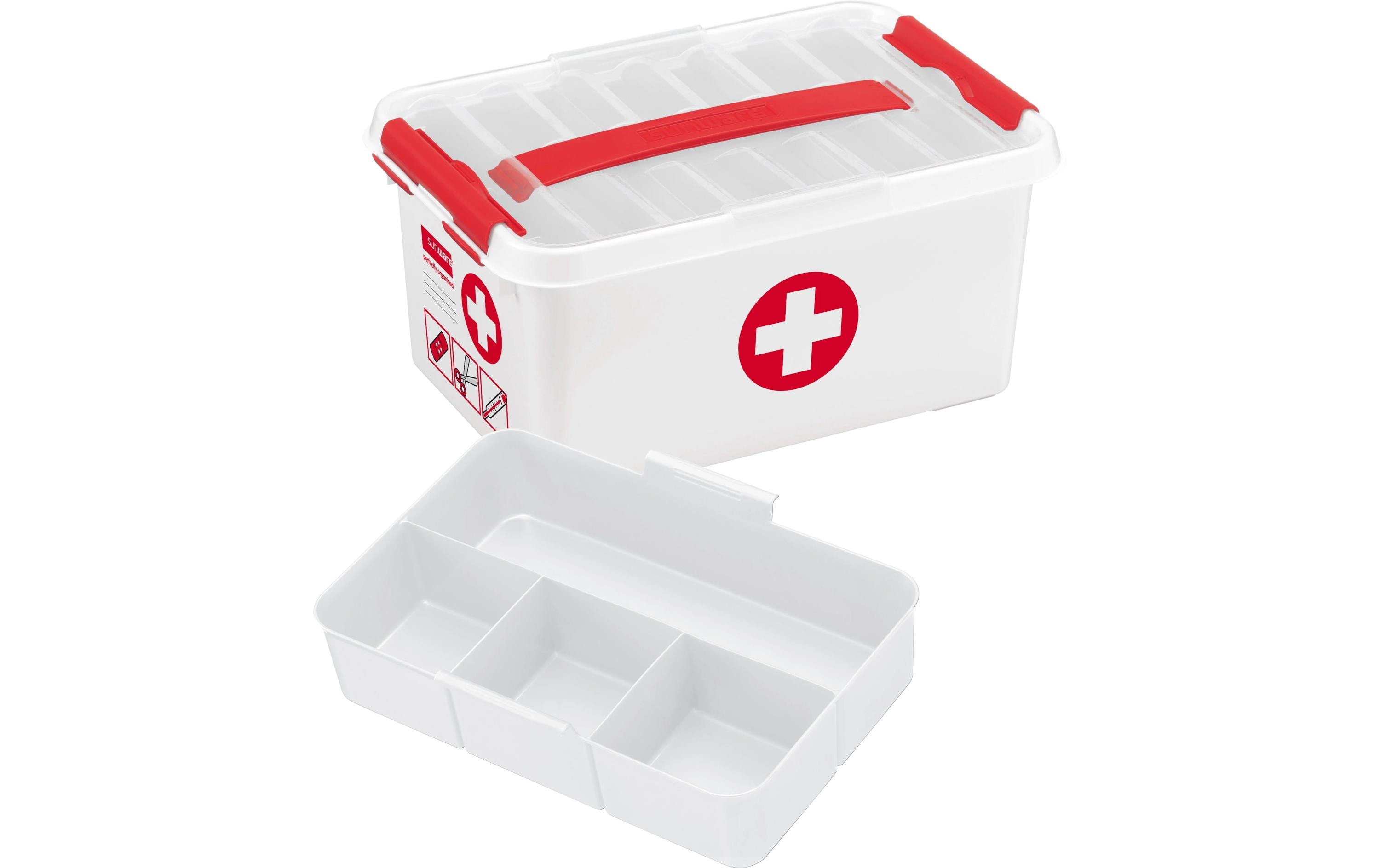 Sigma Home Erste Hilfe Box 6 l Weiss Sigma Home Erste Hilfe Box 6 l Weiss