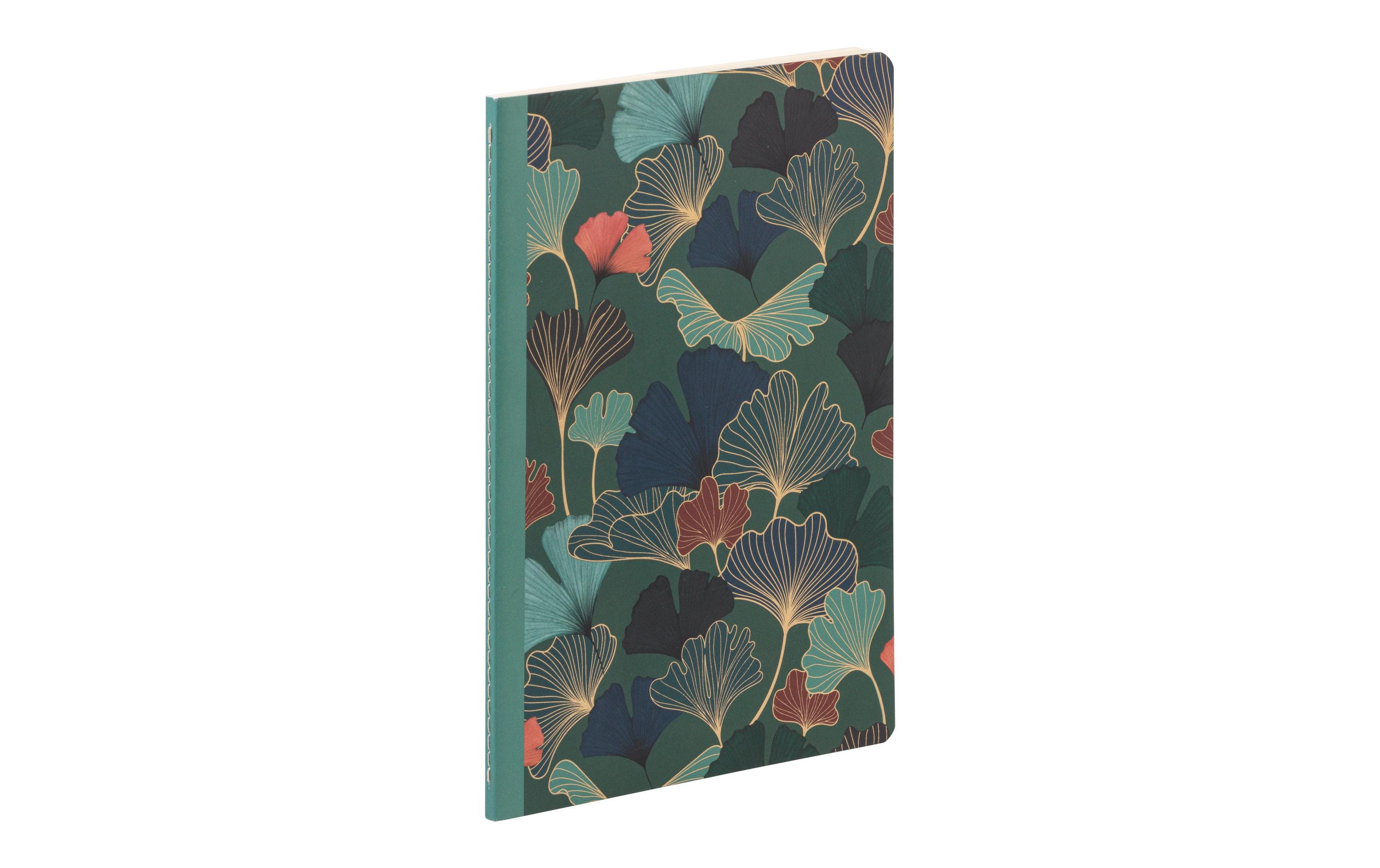 Clairefontaine Notizheft Gaia assortiert, A5, Liniert, Blau