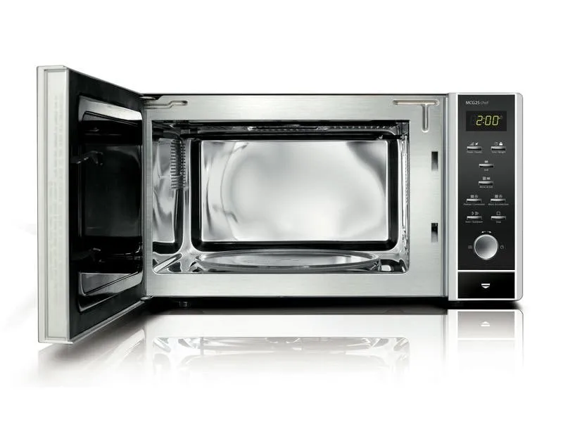 Caso Mikrowelle MCG 25 chef Silber Caso Mikrowelle MCG 25 chef Silber