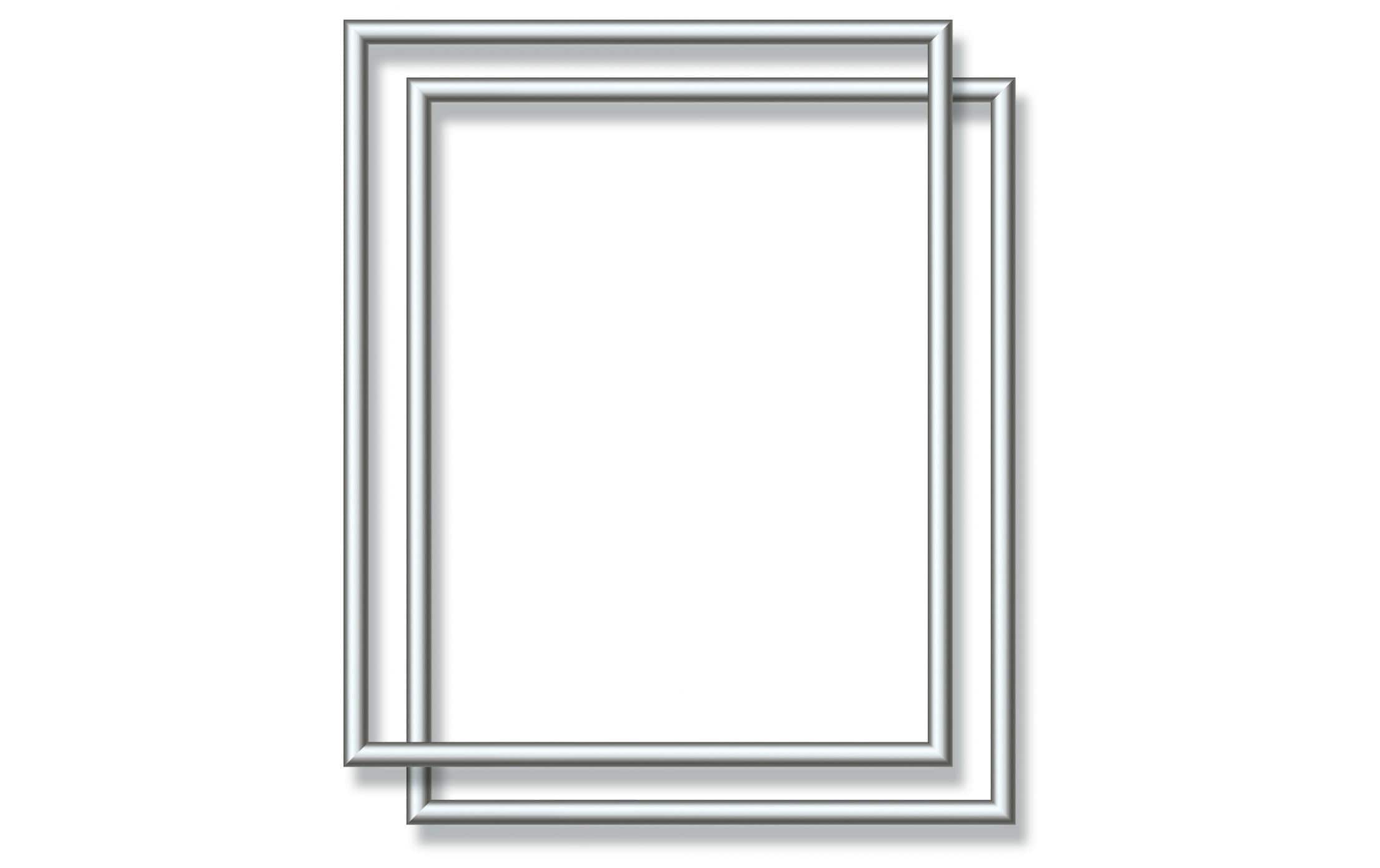 Schipper Zubehör 2 x Alurahmen Silber 24 x 30 cm