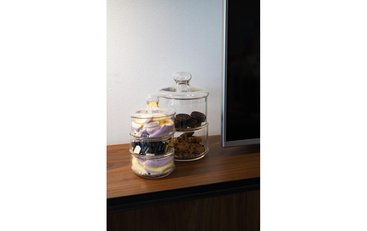 alpina Vorratsglas 3 stöckig Ø12 x 23 cm 2.6 l, Transparent