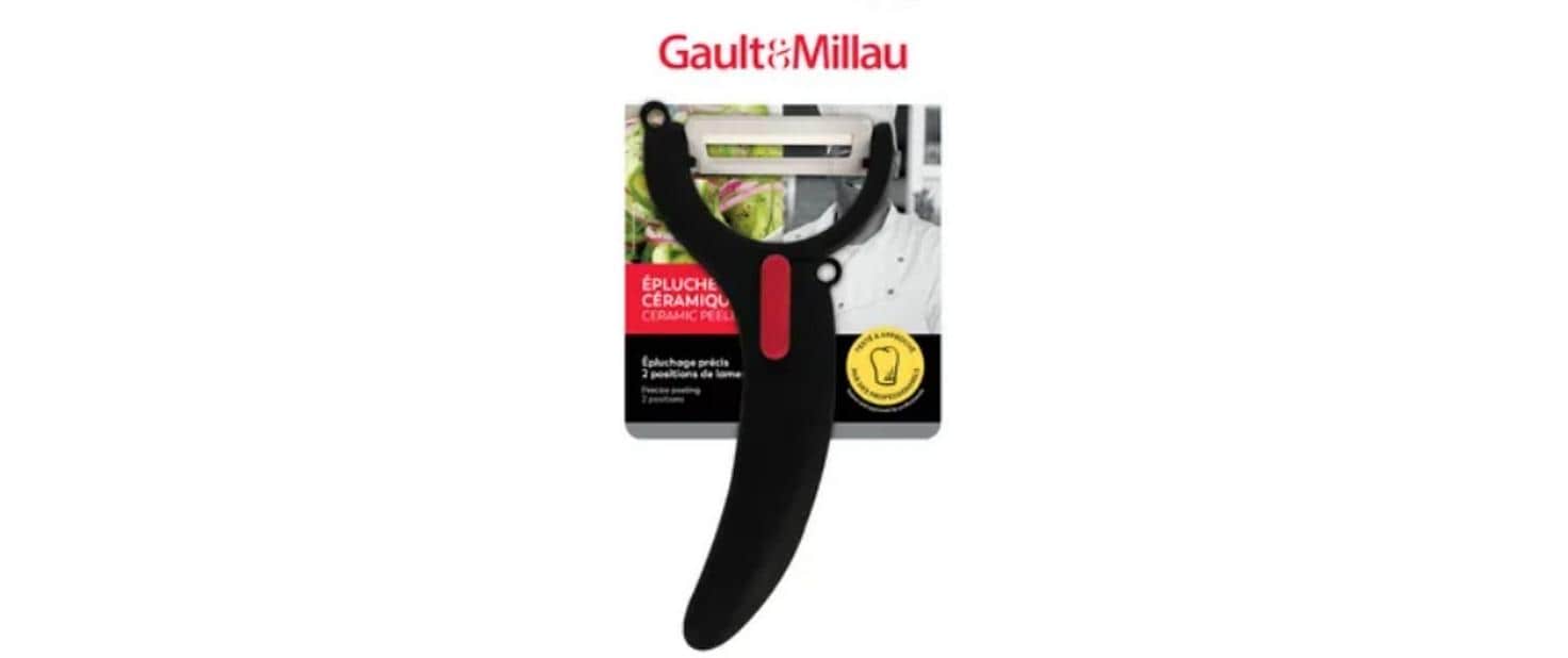 Gault Millau Keramikschäler Schwarz