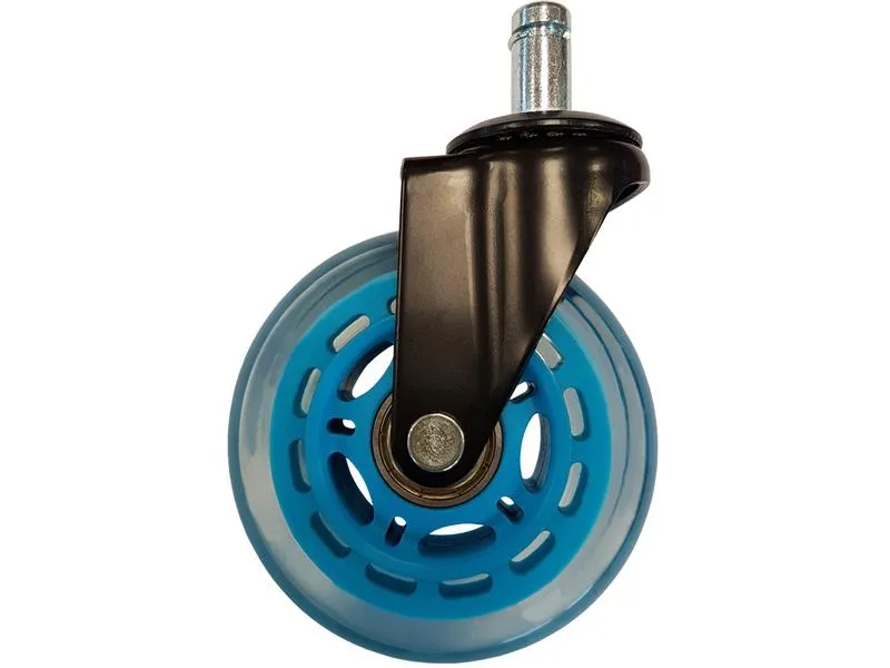 LC-Power Gaming Stuhlrollen 5er Set Hellblau LC-Power Gaming Stuhlrollen 5er Set Hellblau
