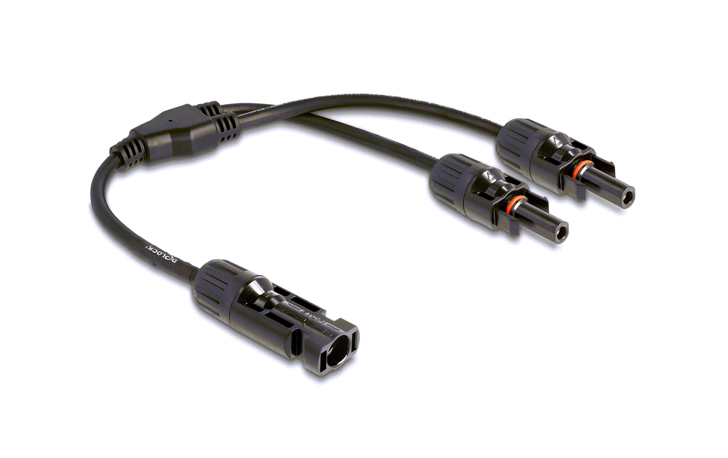 Delock Splitter Kabel DL4 1x Stecker zu 2x Buchse 4 mm², 30 cm Delock Splitter Kabel DL4 1x Stecker zu 2x Buchse 4 mm², 30 cm
