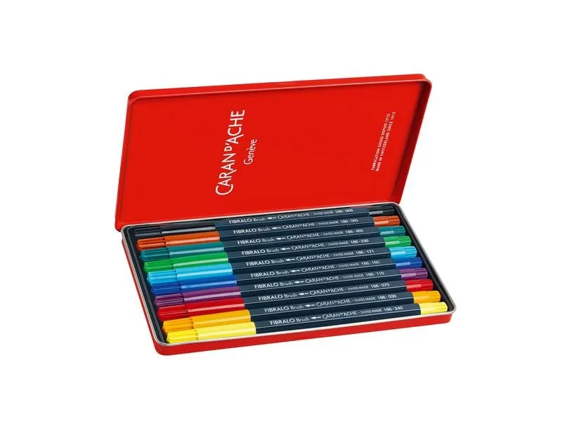 Caran d'Ache Filzstift Fibralo Brush 10 Stück Caran d'Ache Filzstift Fibralo Brush 10 Stück