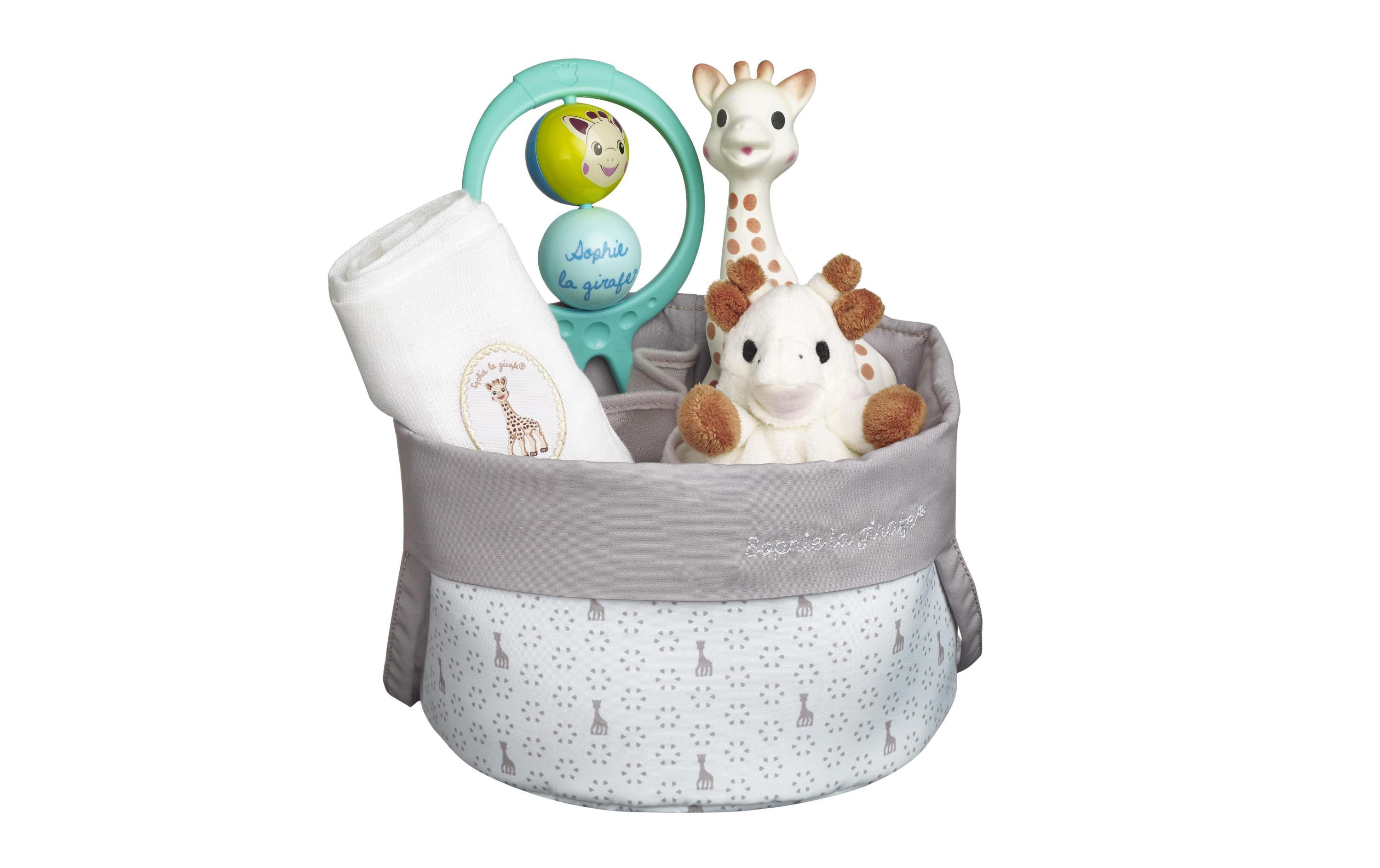 Sophie la girafe Geschenkset Geburtskorb