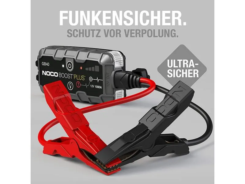 Noco Starterbatterie mit Ladefunktion GB40 12V 1000A Noco Starterbatterie mit Ladefunktion GB40 12V 1000A