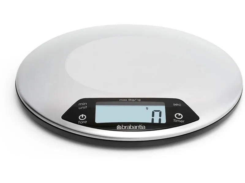 Brabantia Küchenwaage Profile Silber Brabantia Küchenwaage Profile Silber