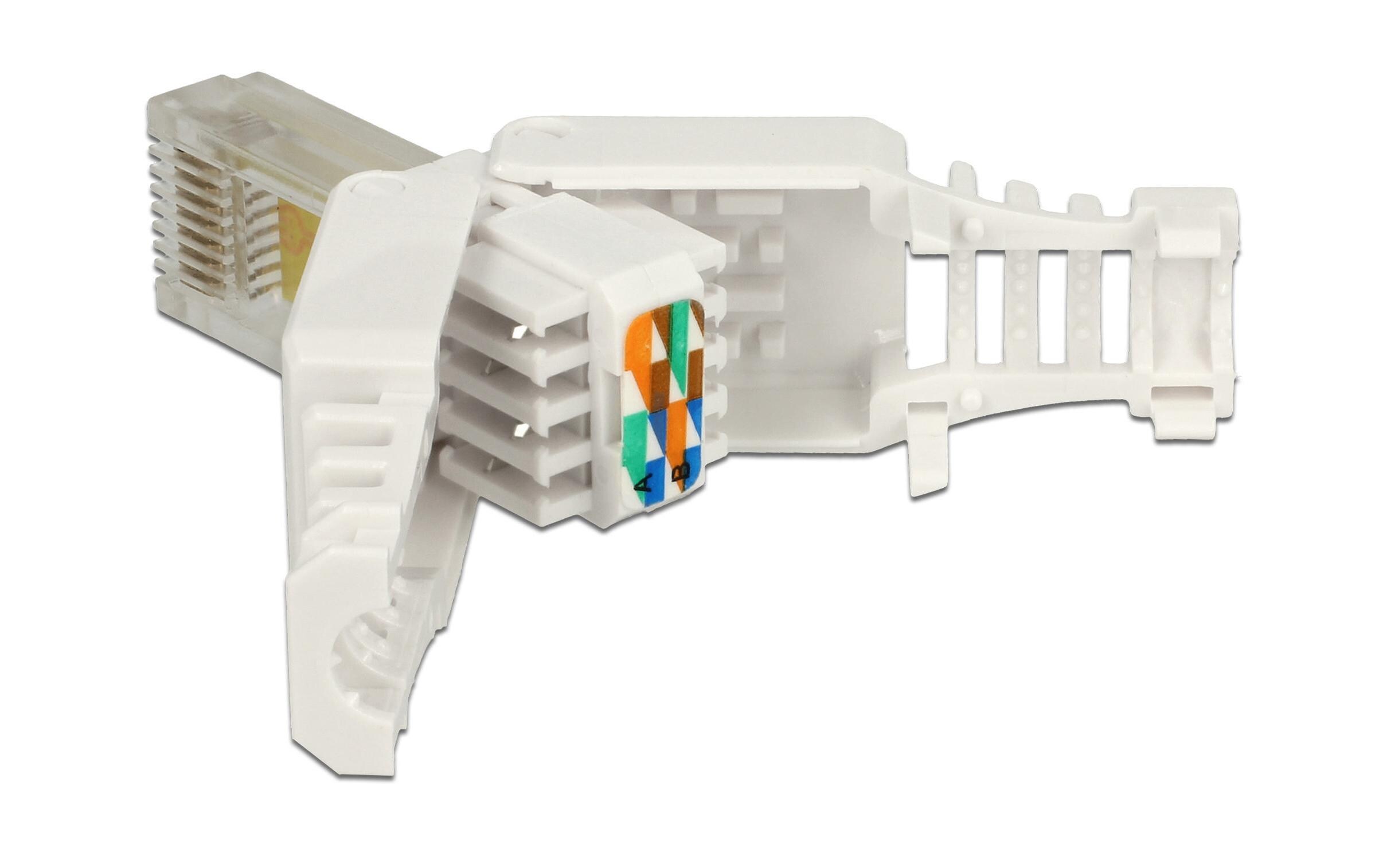 Delock Stecker RJ45 Cat.5e UTP 2 Stück, werkzeugfrei Delock Stecker RJ45 Cat.5e UTP 2 Stück, werkzeugfrei
