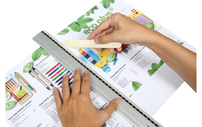 Büromaterial Falzbein weiss, 1 Stk