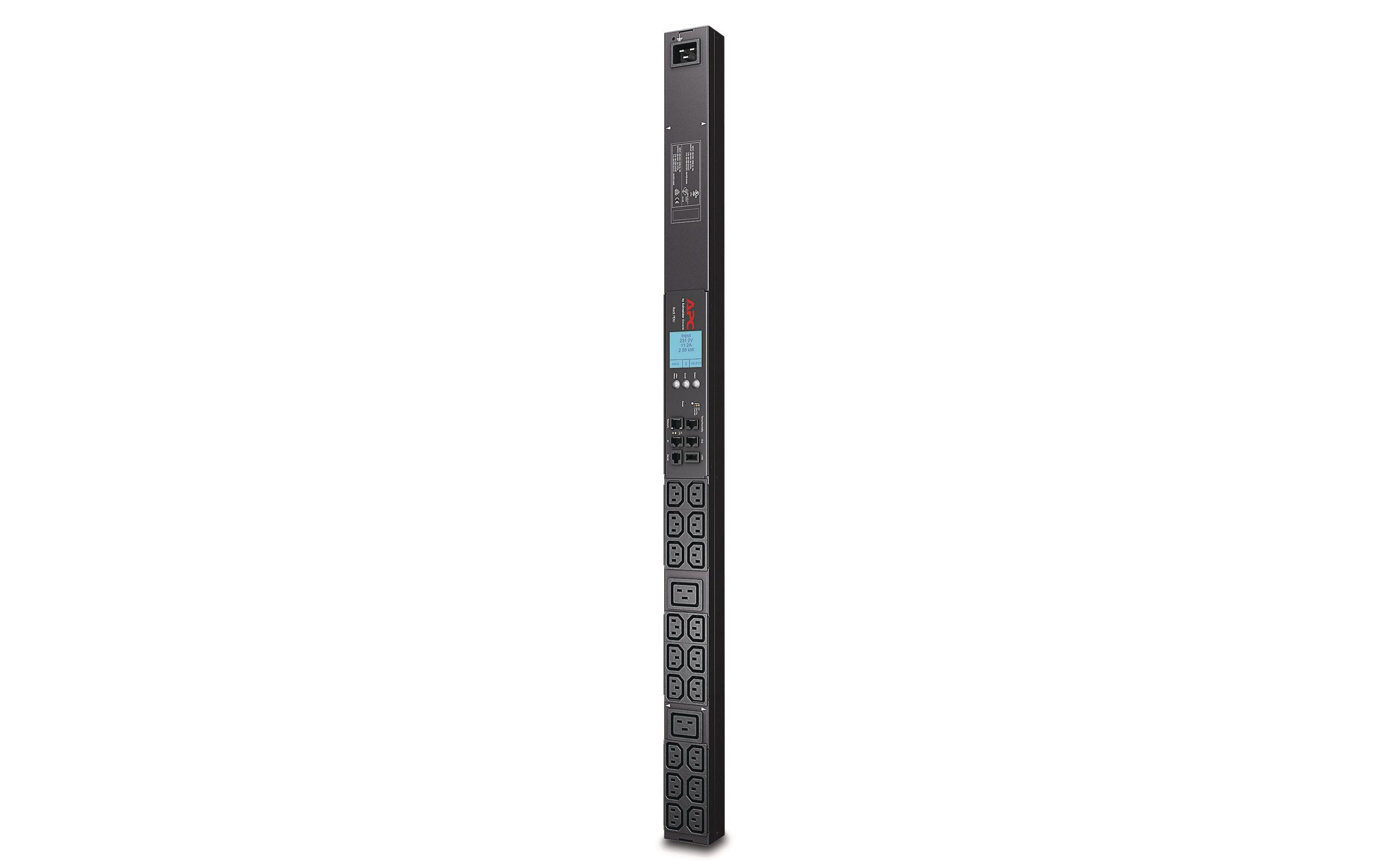 APC Zero-U-Space PDU AP8858EU3 18x C13, 2x C19 16 A APC Zero-U-Space PDU AP8858EU3 18x C13, 2x C19 16 A