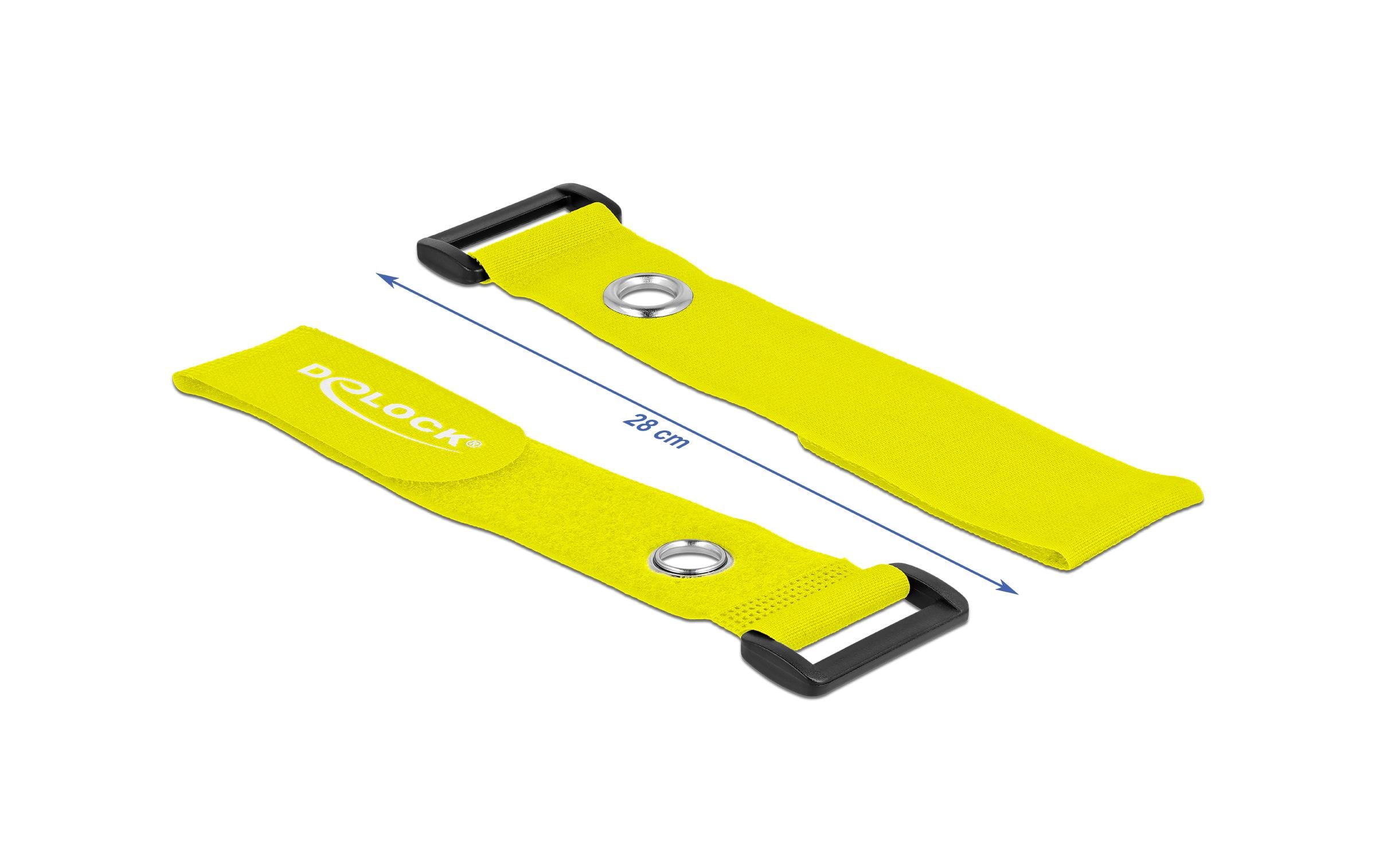 Delock Klettkabelbinder Gelb 280 mm x 38 mm 3 Stück Delock Klettkabelbinder Gelb 280 mm x 38 mm 3 Stück
