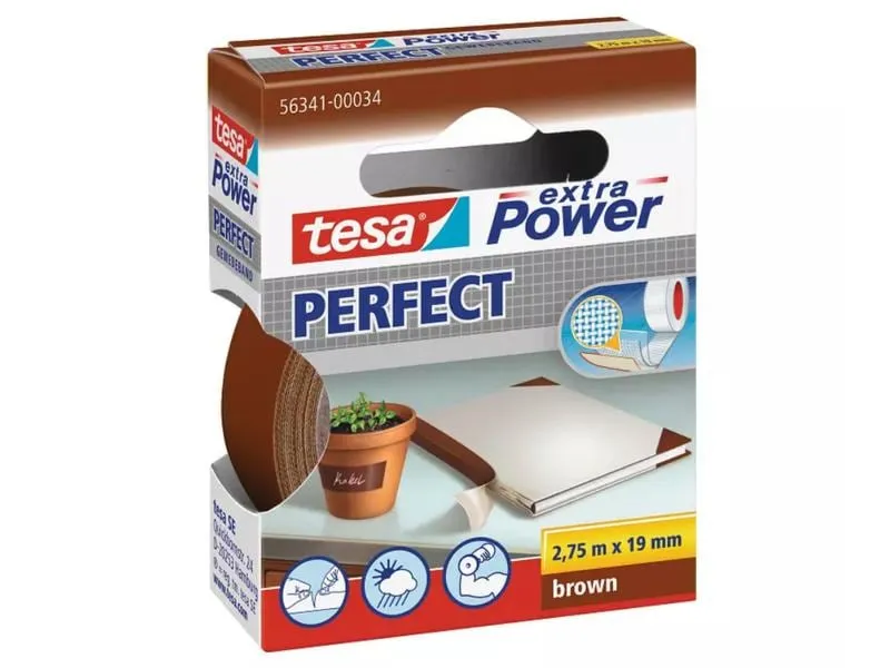 tesa Gewebeband Extra Power Perfect 2.75 m x 19 mm