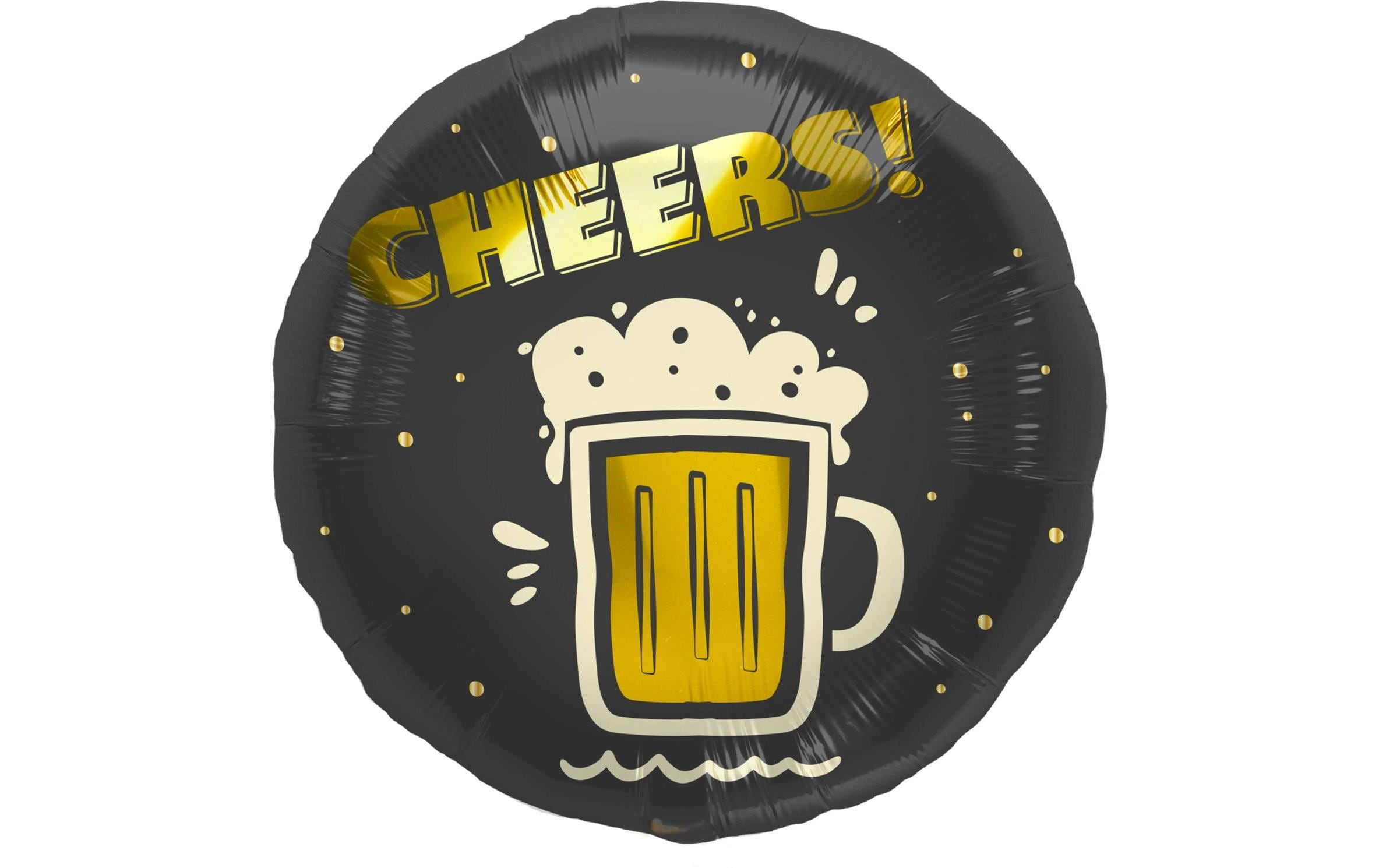 Folat Folienballon Cheers 45 cm, Mehrfarbig