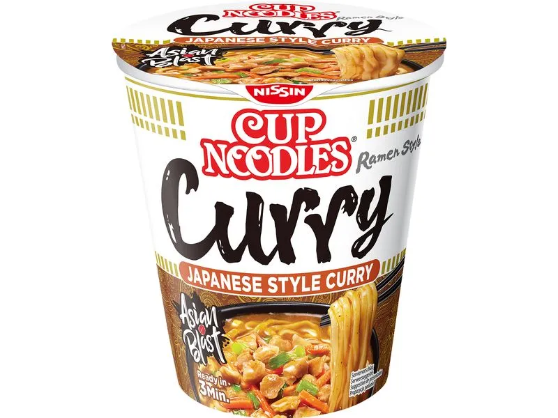 Nissin Food Cup Noodles Curry 63 g Nissin Food Cup Noodles Curry 63 g