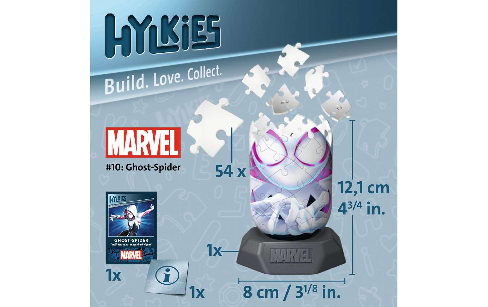 Ravensburger 3D Puzzle Hylkies #10 Ghost Spider 54 Teile
