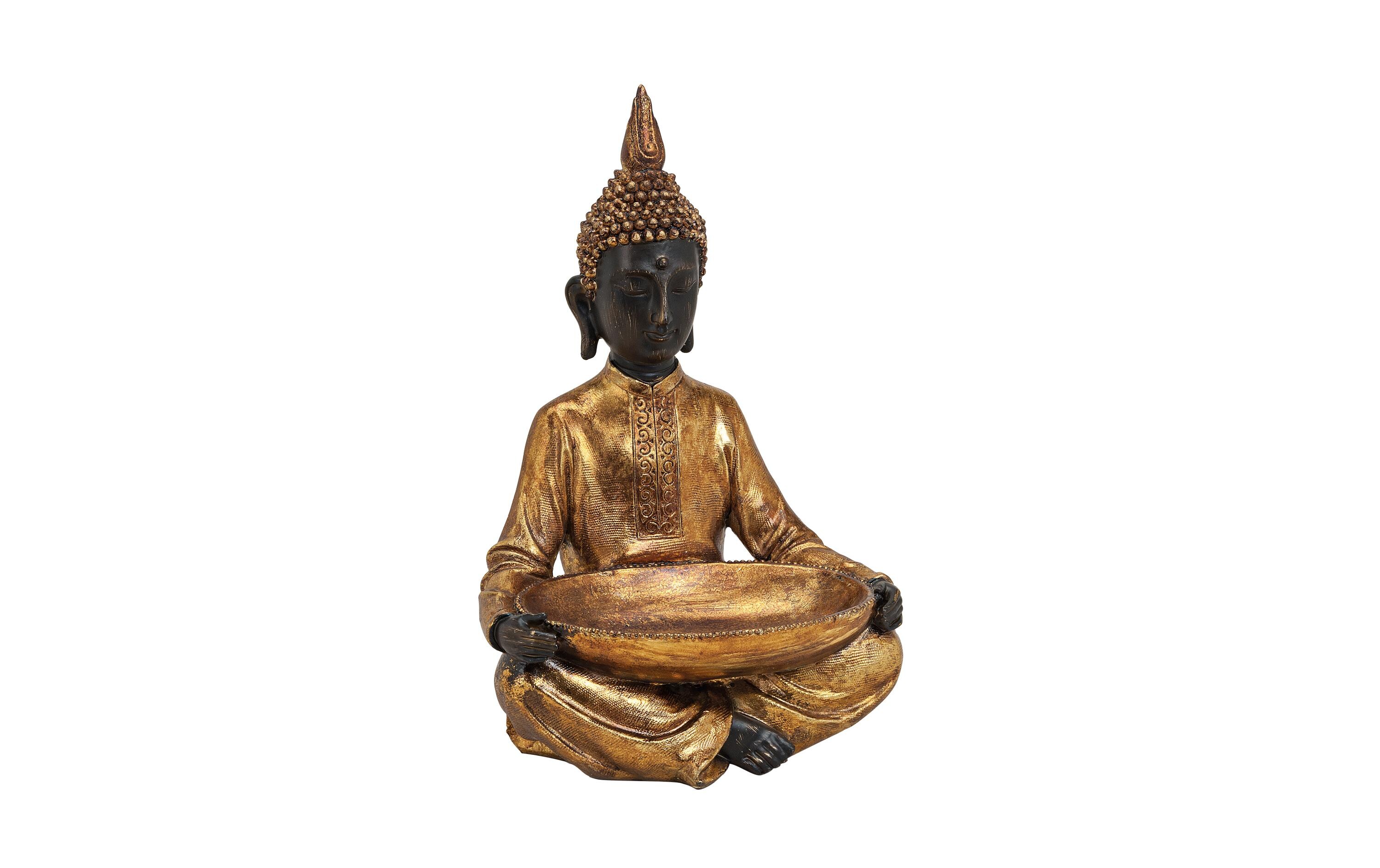 G. Wurm Dekofigur Buddha 24 x 37 x 16 cm