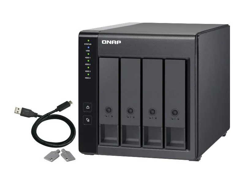 QNAP NAS-Erweiterungsgehäuse TR-004, 4-bay, USB 3.0 QNAP NAS-Erweiterungsgehäuse TR-004, 4-bay, USB 3.0