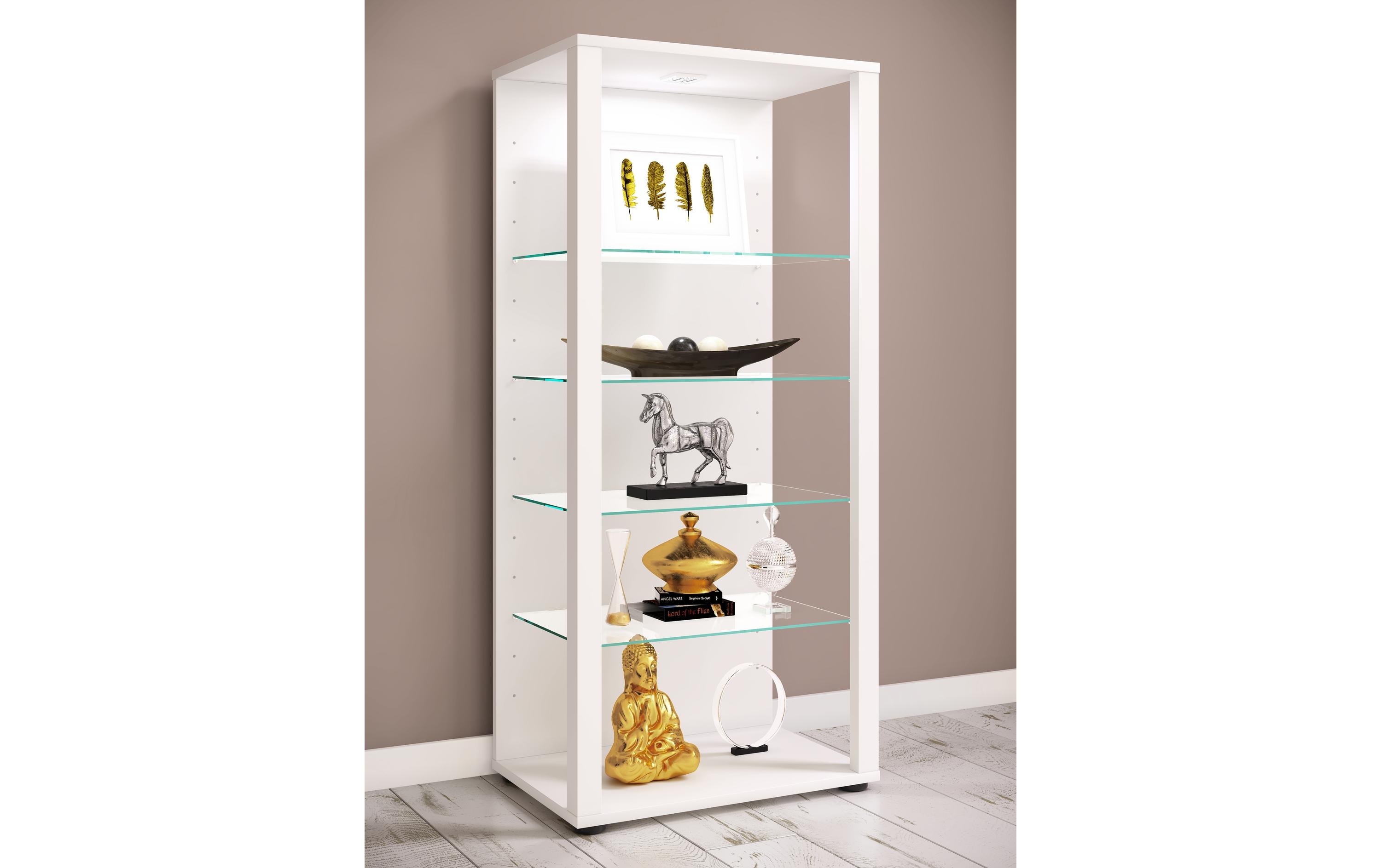 VCM Vitrine Glasol III 51.8 x 114.5 cm, Weiss