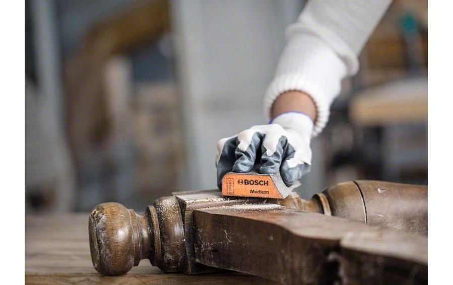 Bosch Professional Unischleifblock Expert S470, 3-teilig, 69 x 97 x 26 mm