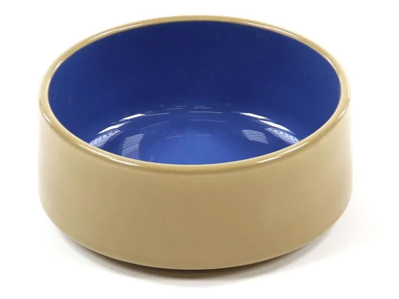SwissPet Keramiknapf Ø 13 cm, 500 ml, Blau/Beige SwissPet Keramiknapf Ø 13 cm, 500 ml, Blau/Beige