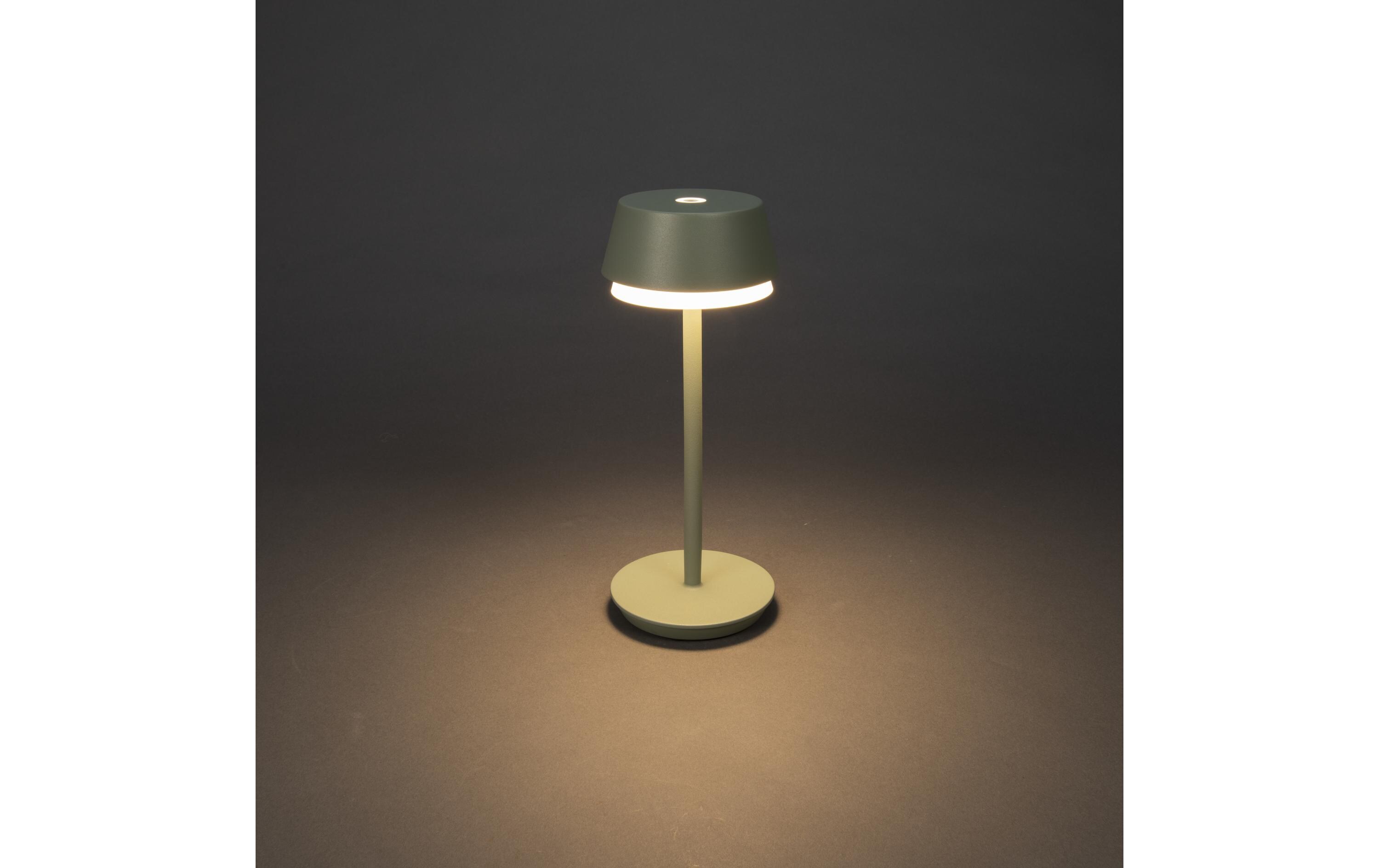 Konstsmide USB-Tischleuchte Lyon Mint, 2700-4000 K / RGB dimmbar