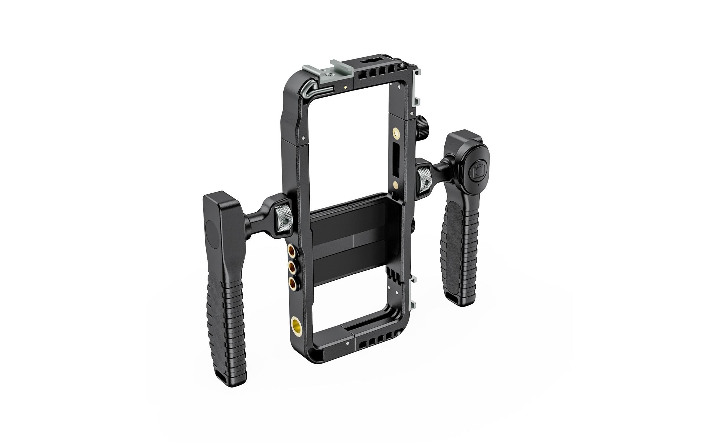 4smarts Universelles Smartphone-Video-Rig mit Fernauslöser, schwarz
