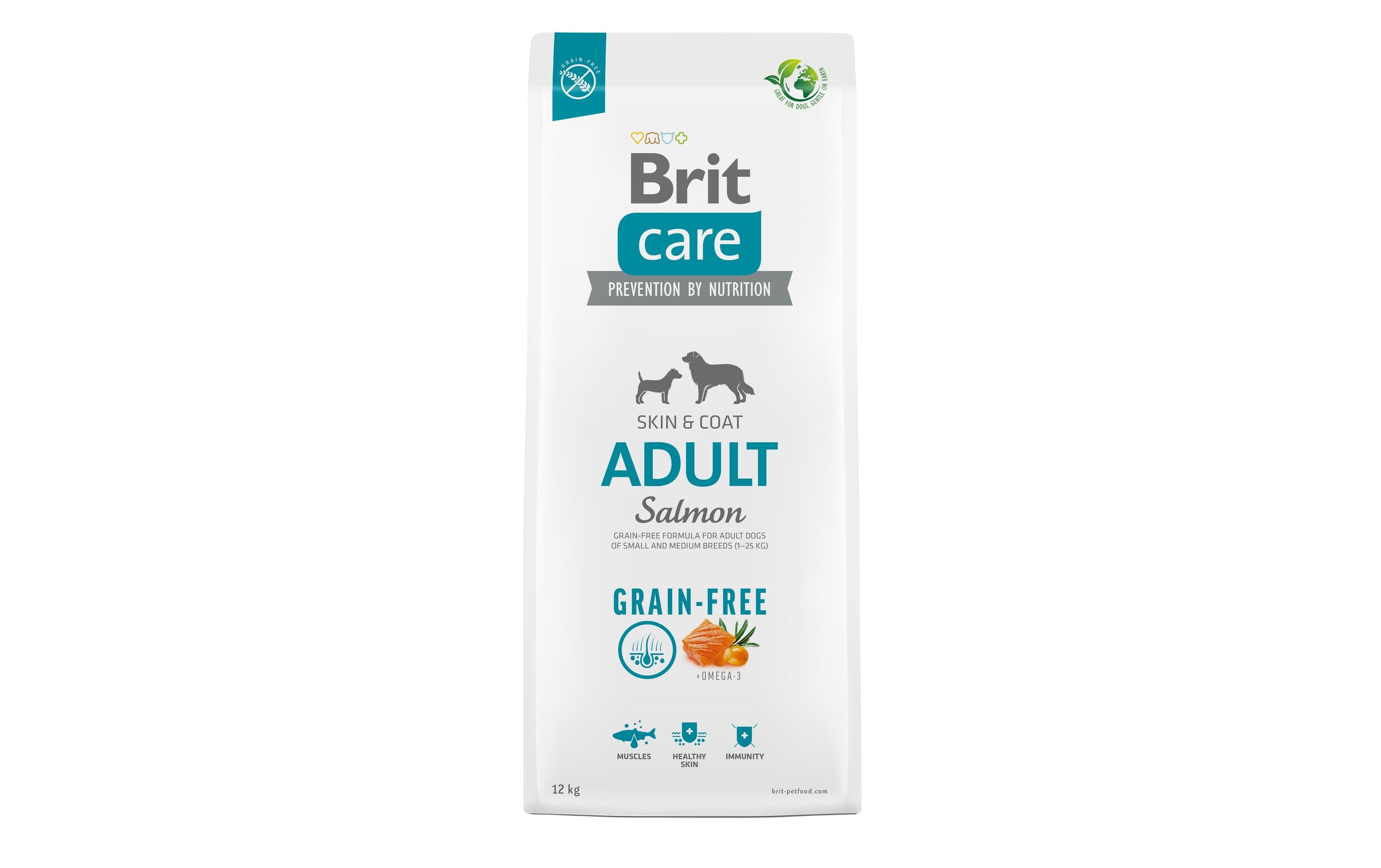 Brit Trockenfutter Care Adult Grain Free Lachs, 12 kg