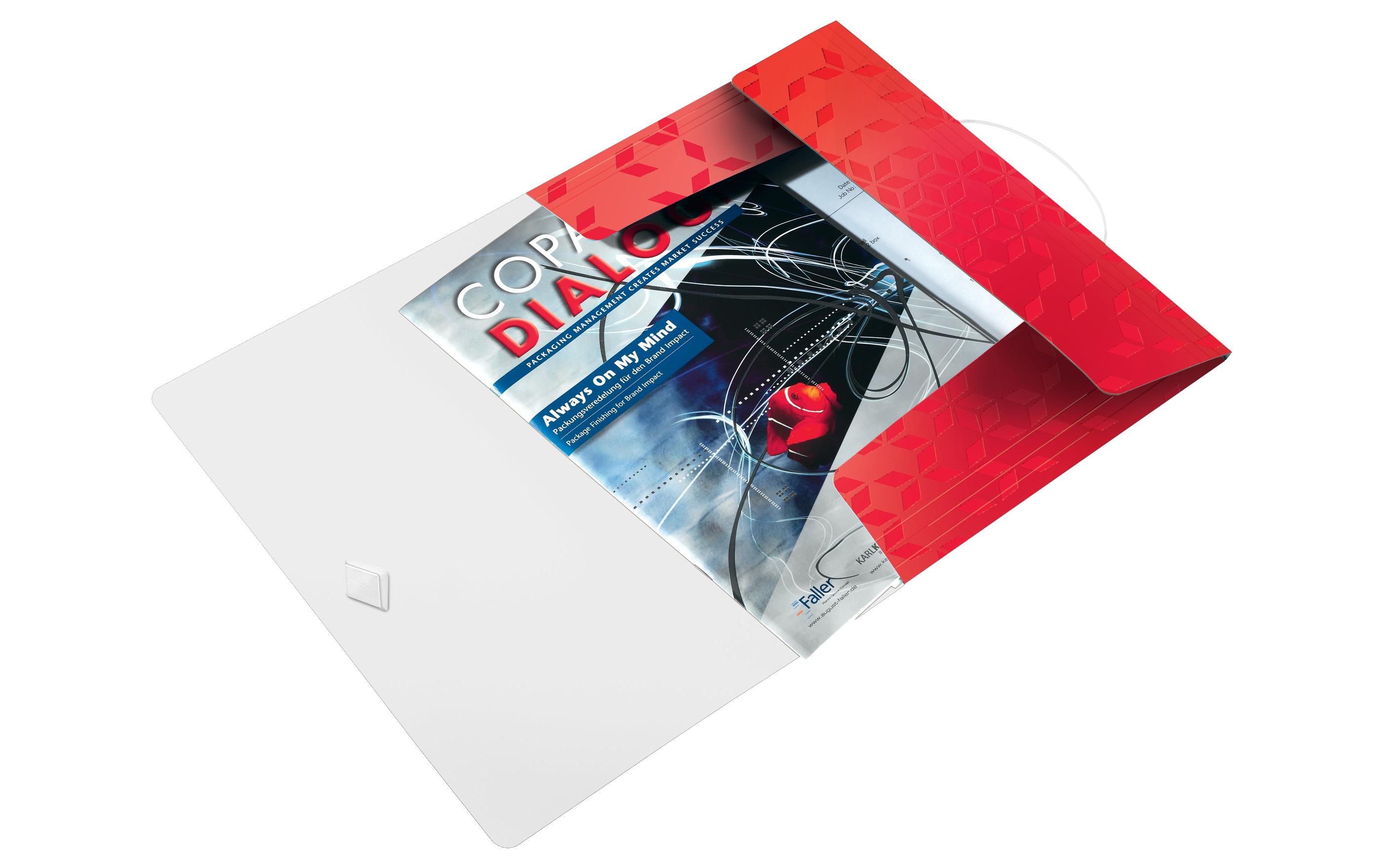 Leitz Gummibandmappe WOW A4, Rot