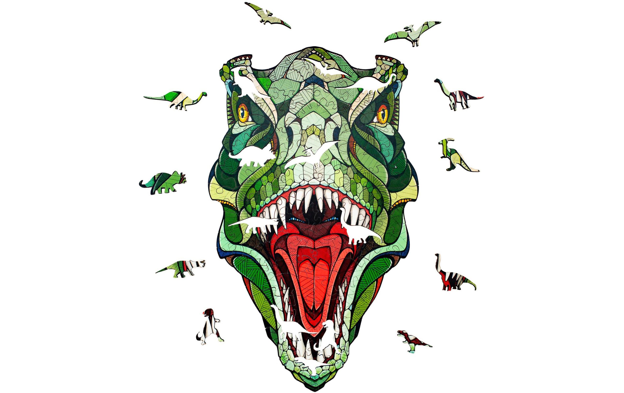 Eco Wood Art Holz-Puzzle T-Rex 129 Teile