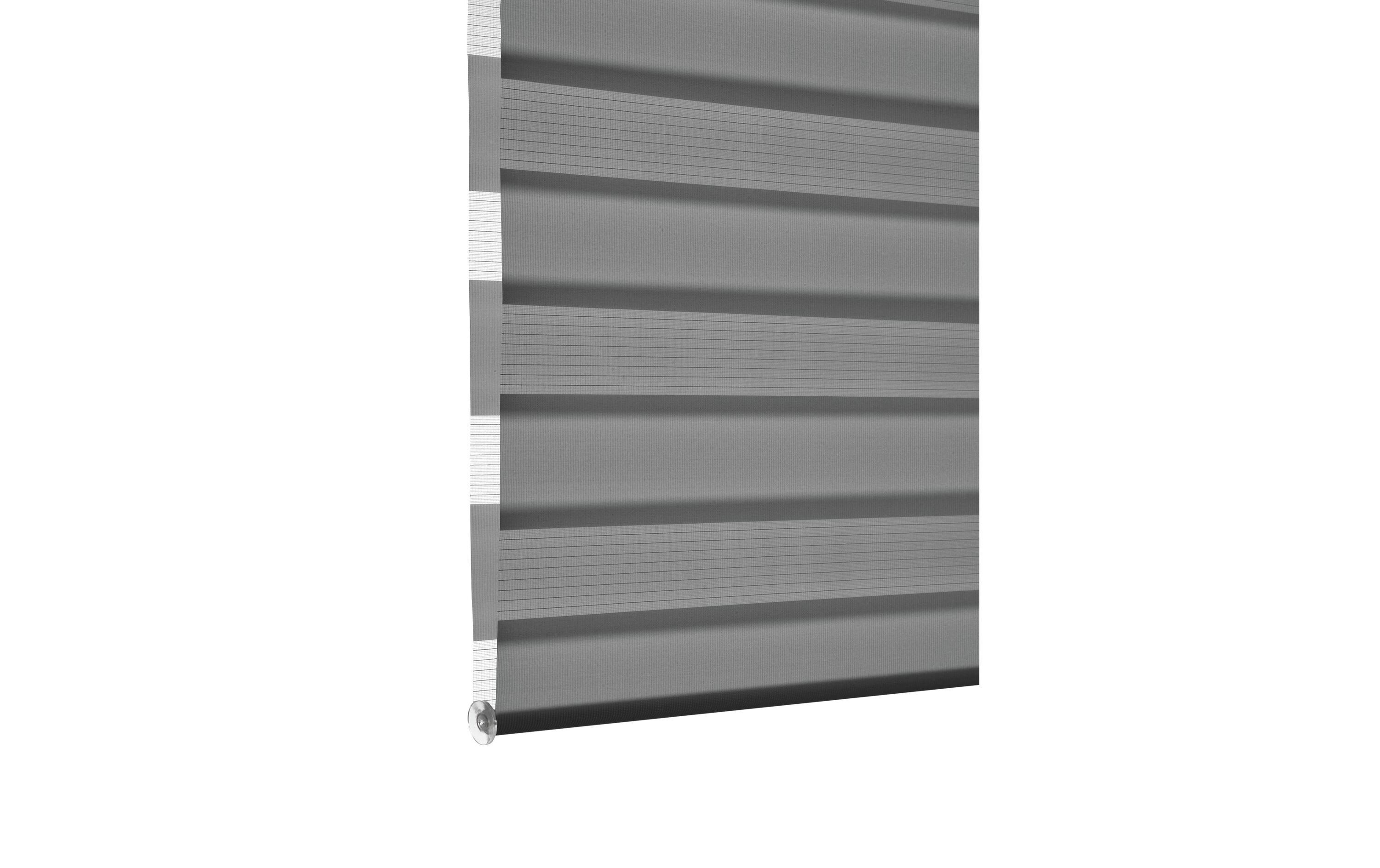 Gardinia Doppelrollo Easyfix 90 x 220 cm, Anthrazit