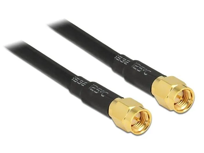 Delock Antennenkabel LMR195 SMA zu SMA, 5 m