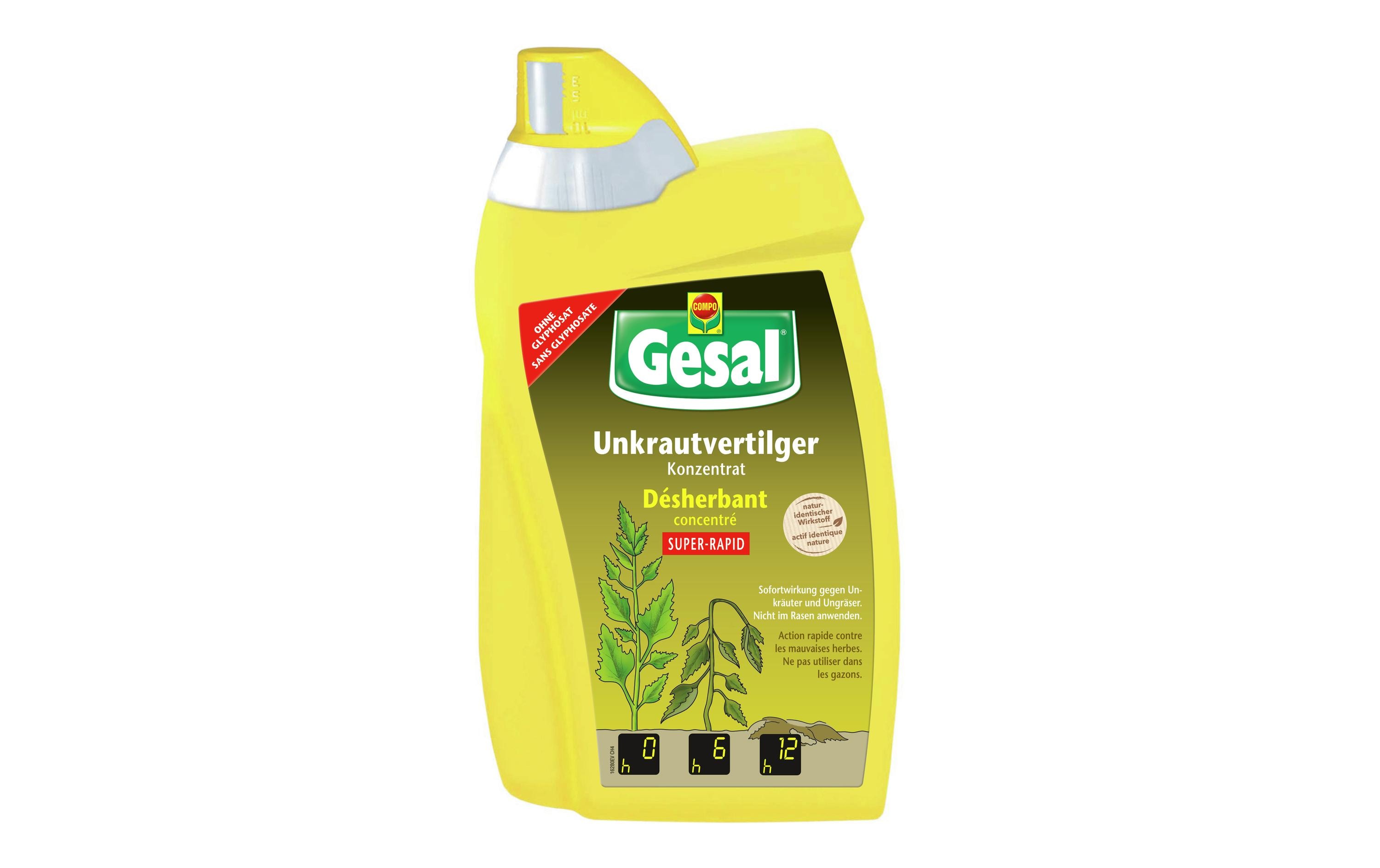 Gesal Unkrautvernichter Super-Rapid Konzentrat 800 ml