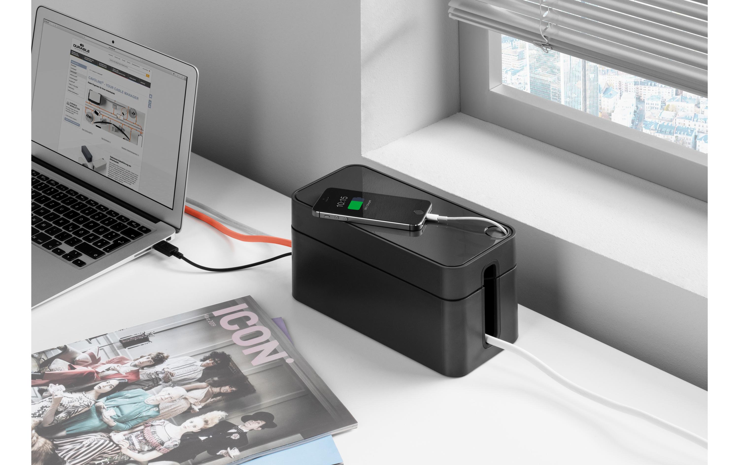 DURABLE Kabelbox Cavoline S, Graphit DURABLE Kabelbox Cavoline S, Graphit