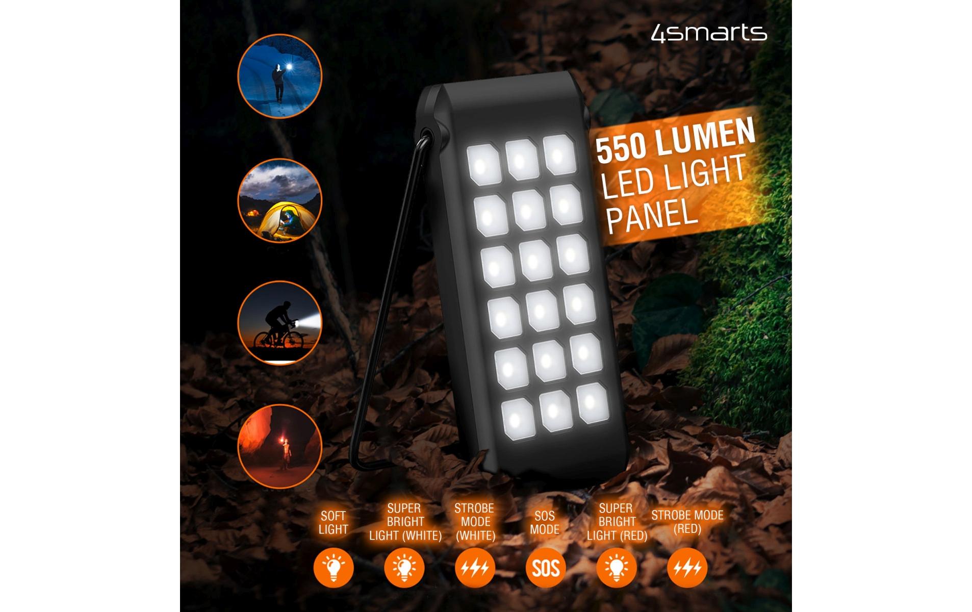 4smarts Solar-Powerbank TitanPack Flex 10.000 mAh