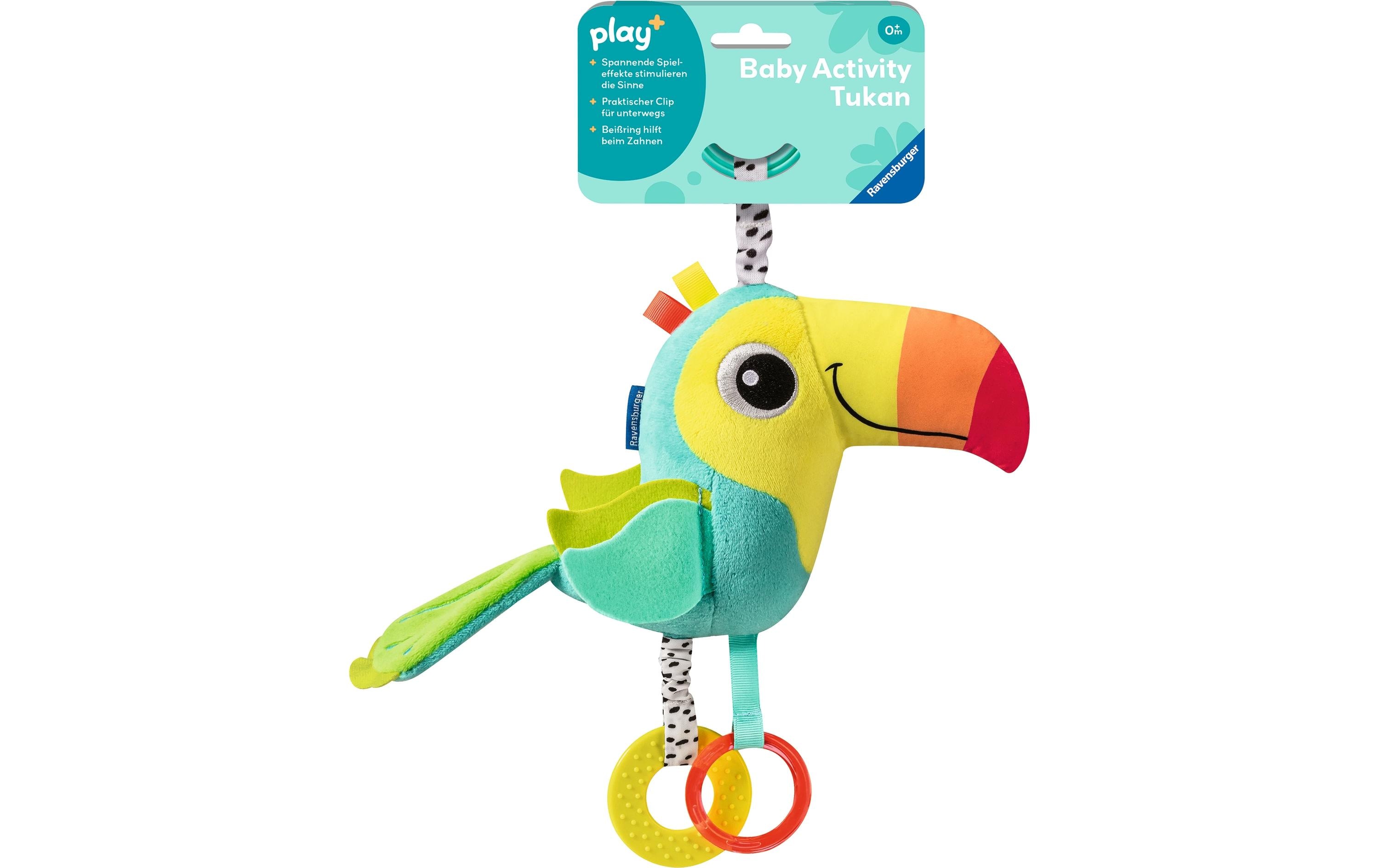 play+ Plüsch Baby Activity-Tukan