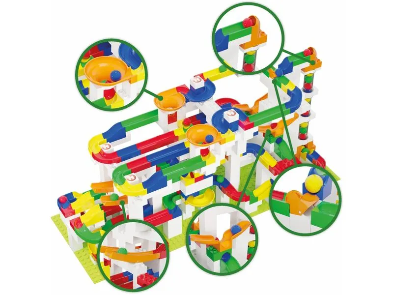 Hubelino Kugelbahn Baukasten Mega 585 Teile Hubelino Kugelbahn Baukasten Mega 585 Teile
