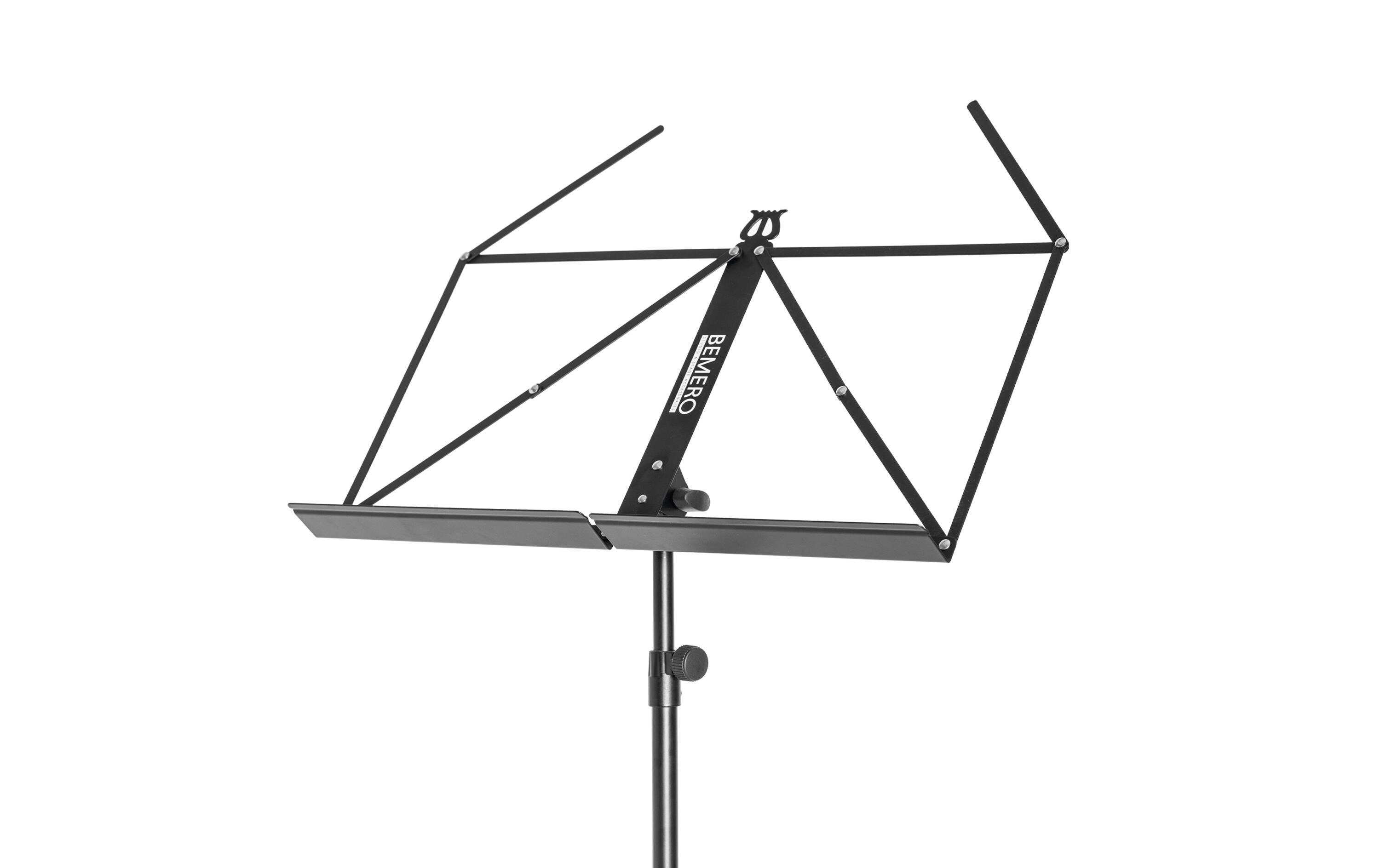 Bemero Notenständer MSS-3095BK schwarz