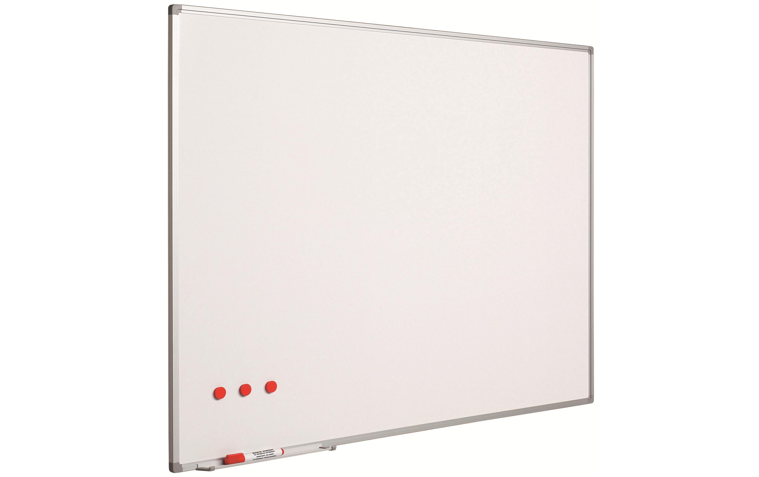 Berec Magnethaftendes Whiteboard Budgetline 90 cm x 120 cm, Weiss Berec Magnethaftendes Whiteboard Budgetline 90 cm x 120 cm, Weiss