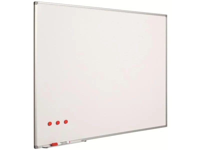 Berec Magnethaftendes Whiteboard Budgetline 90 cm x 120 cm, Weiss Berec Magnethaftendes Whiteboard Budgetline 90 cm x 120 cm, Weiss