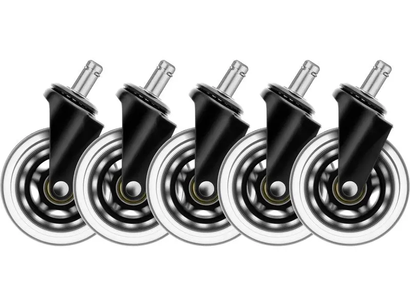 DELTACO Ersatzrollen Casters Schwarz