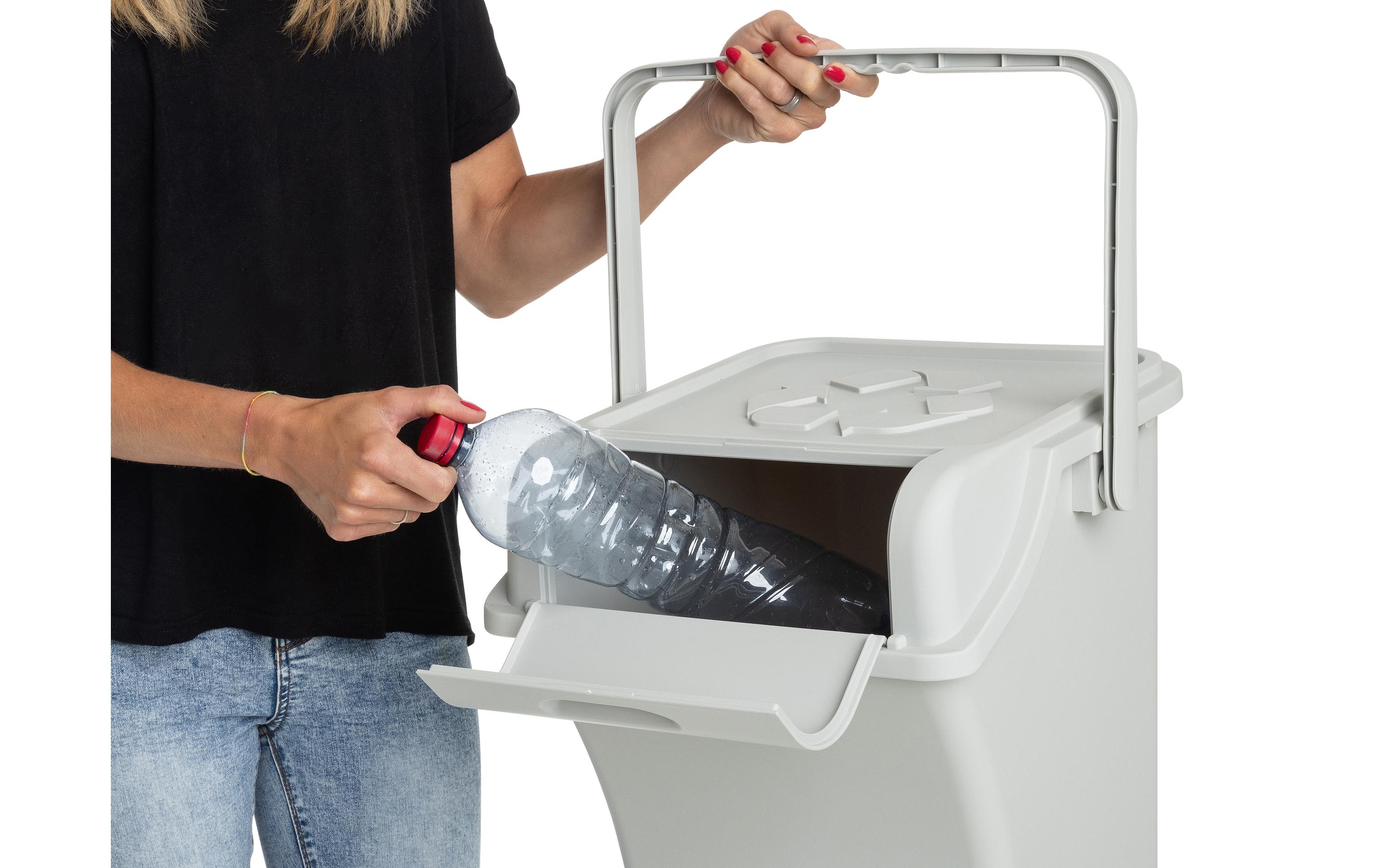 COCON Recyclingbehälter Sorto Mehrfarbig, 3 Stück, 45 L