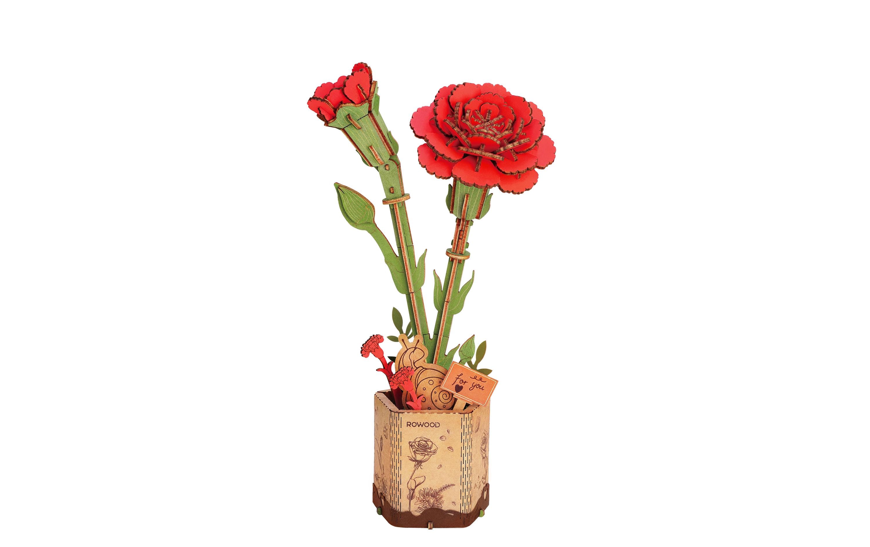 RoboTime Bausatz Red Carnation 124-teilig
