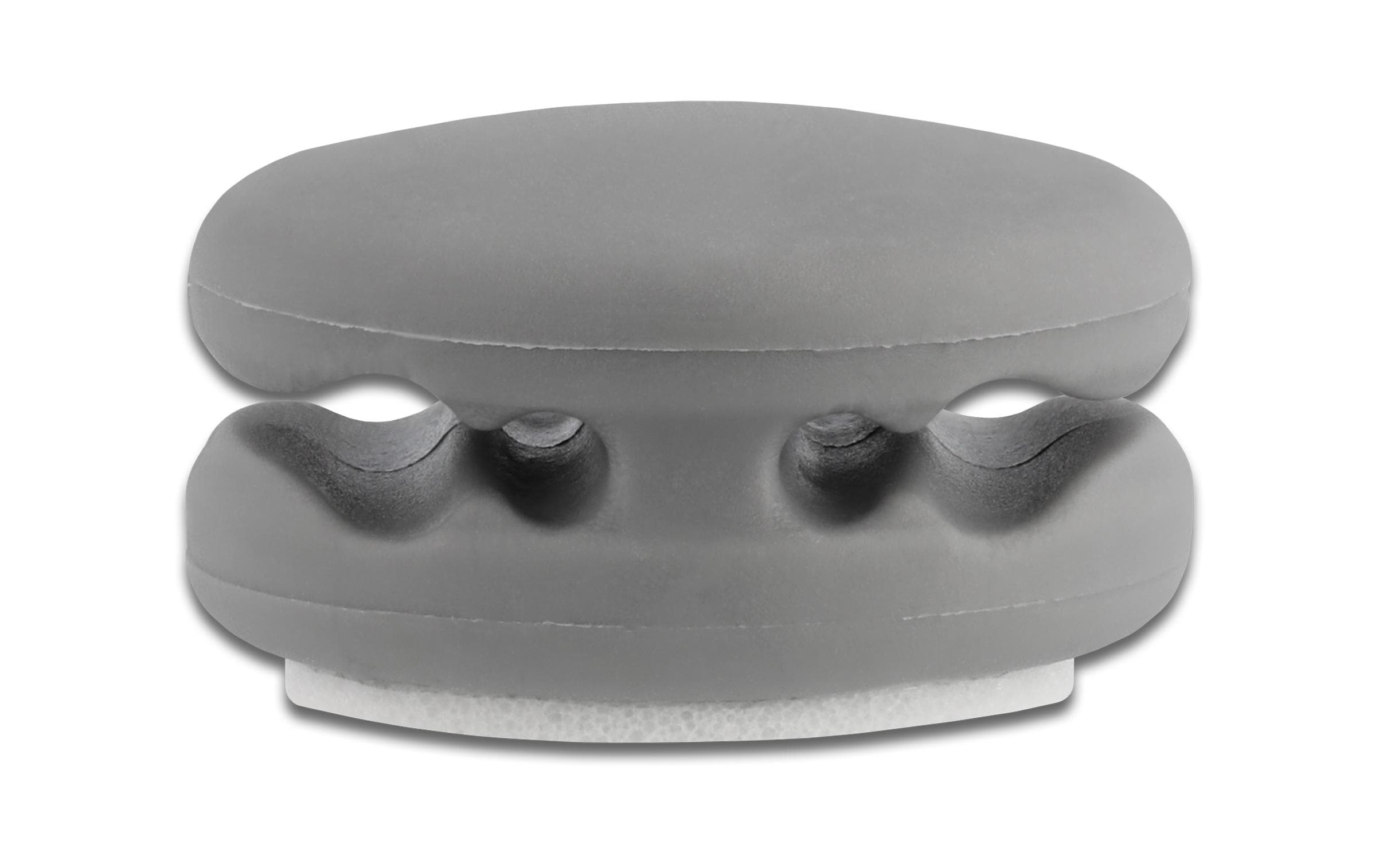 Delock Kabelhalter 14 x 25 mm, 3 Stück mit 4 Durchführungen