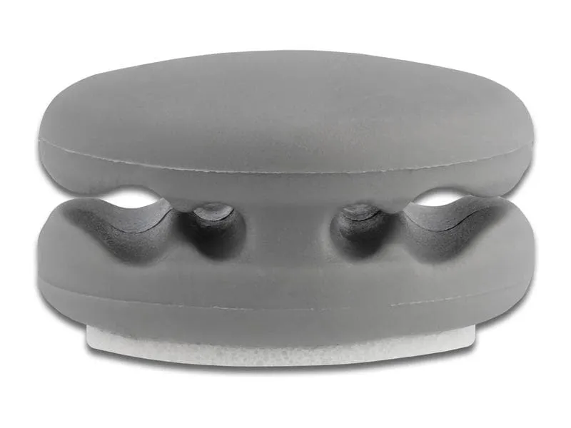 Delock Kabelhalter 14 x 25 mm, 3 Stück mit 4 Durchführungen