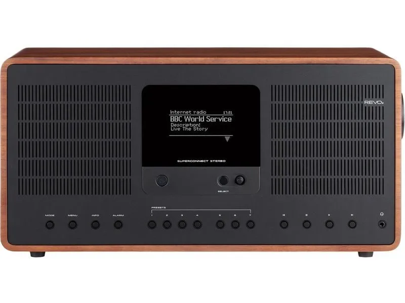 Revo DAB+ Radio Superconnect Stereo Schwarz