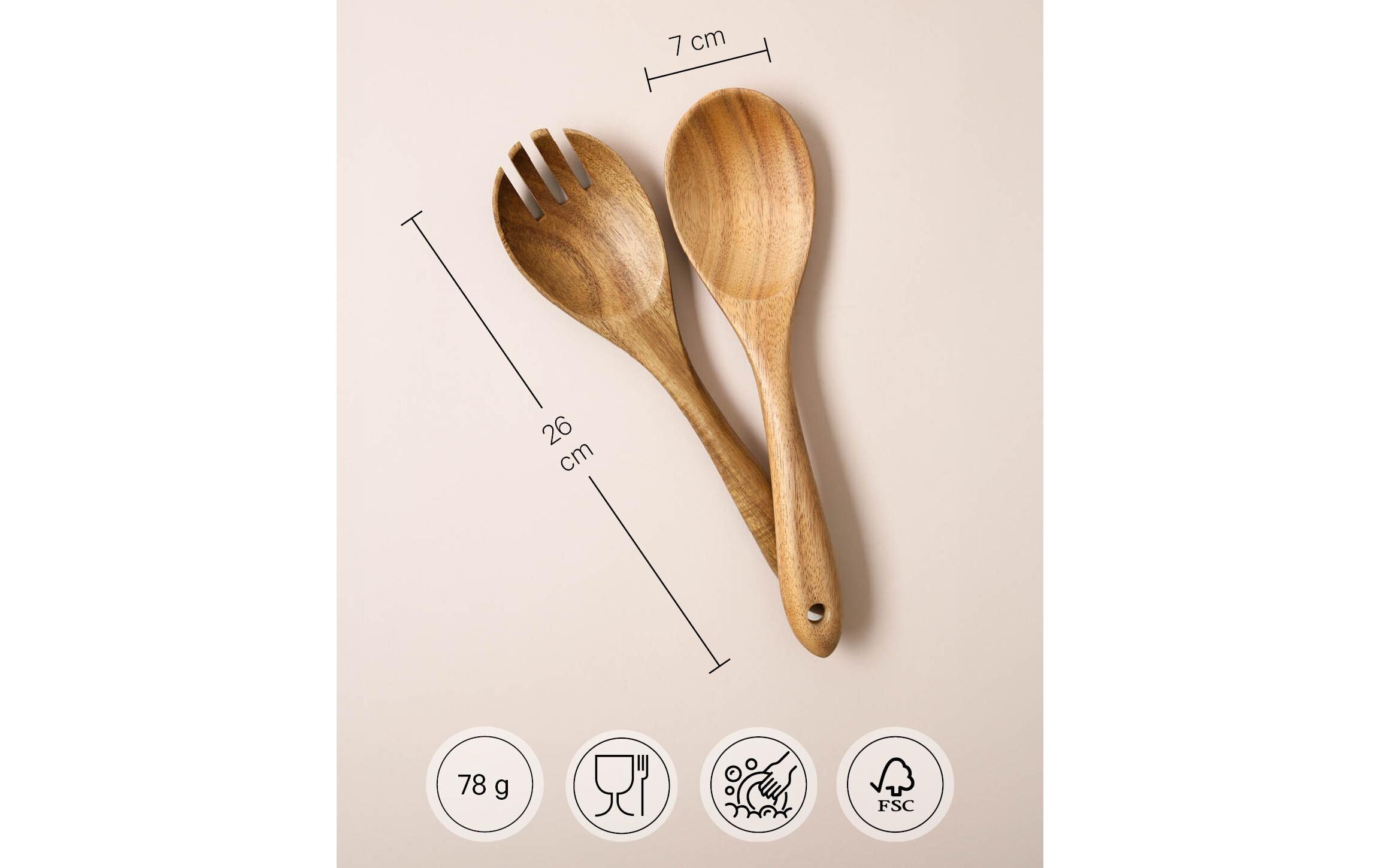 Esmée Salatbesteck Nature