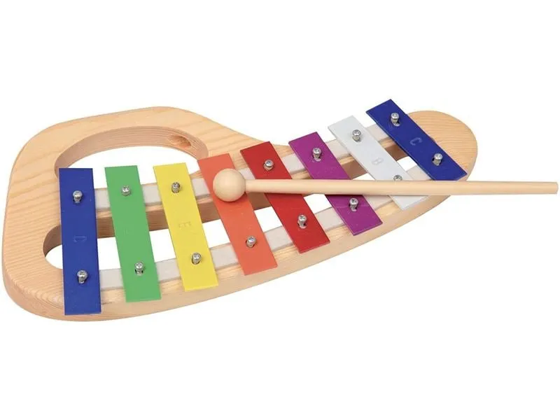 Bontempi Metallophon mit 8 Metallplättchen