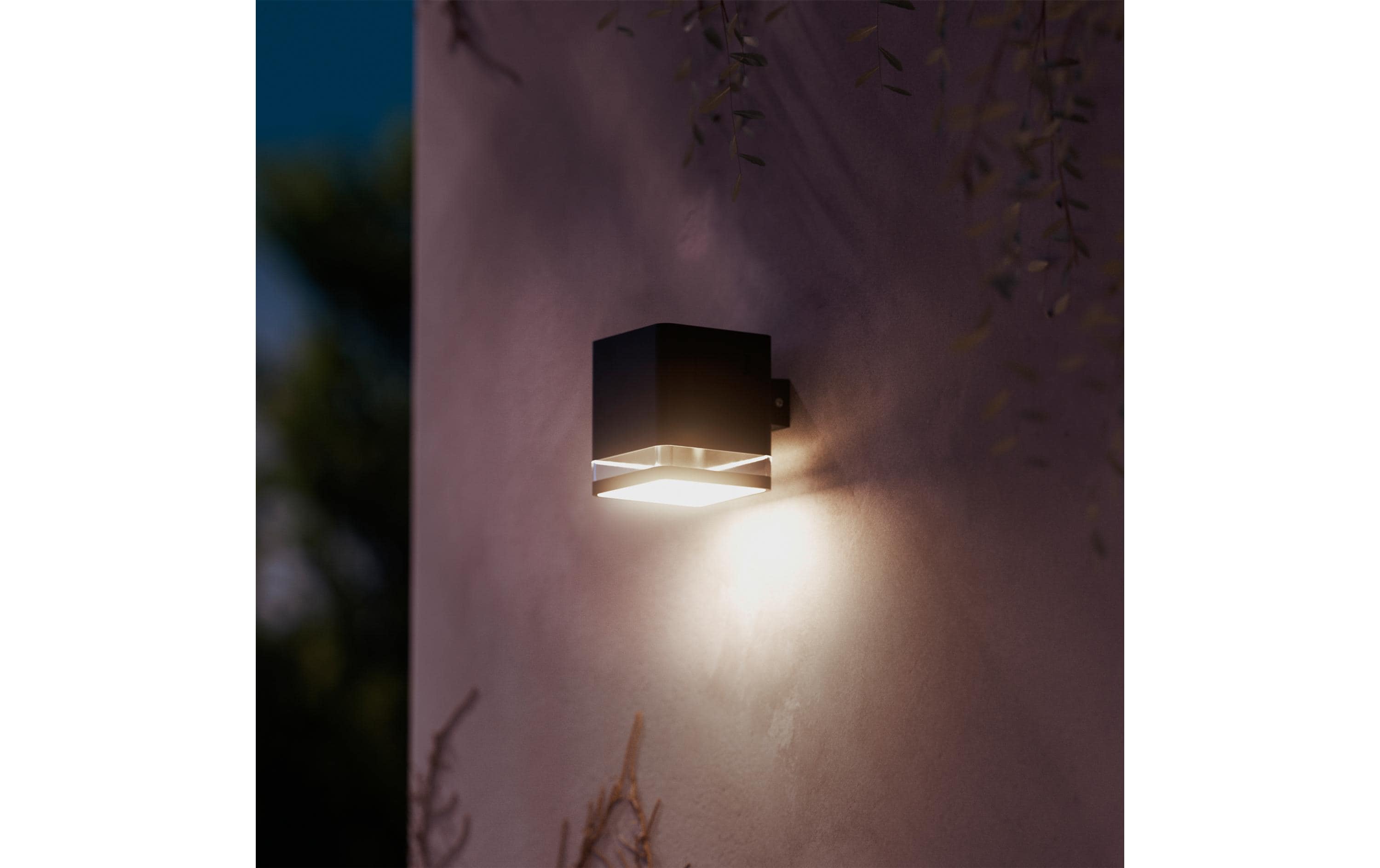 Philips Virona Wand Solar 1.8W 2700K schwarz