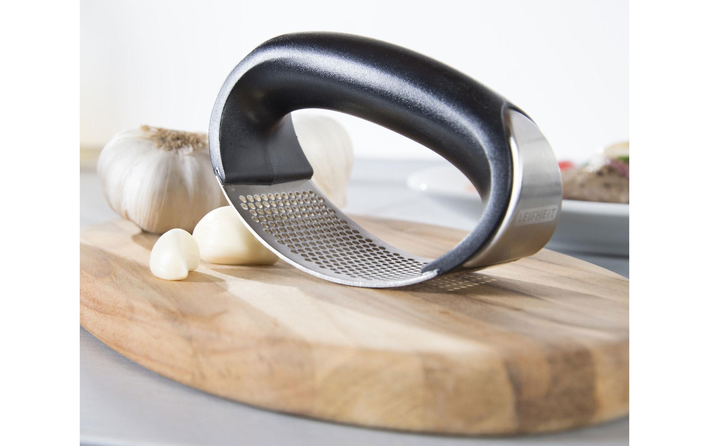 Leifheit Knoblauchpresse Knobi-King Schwarz/Silber